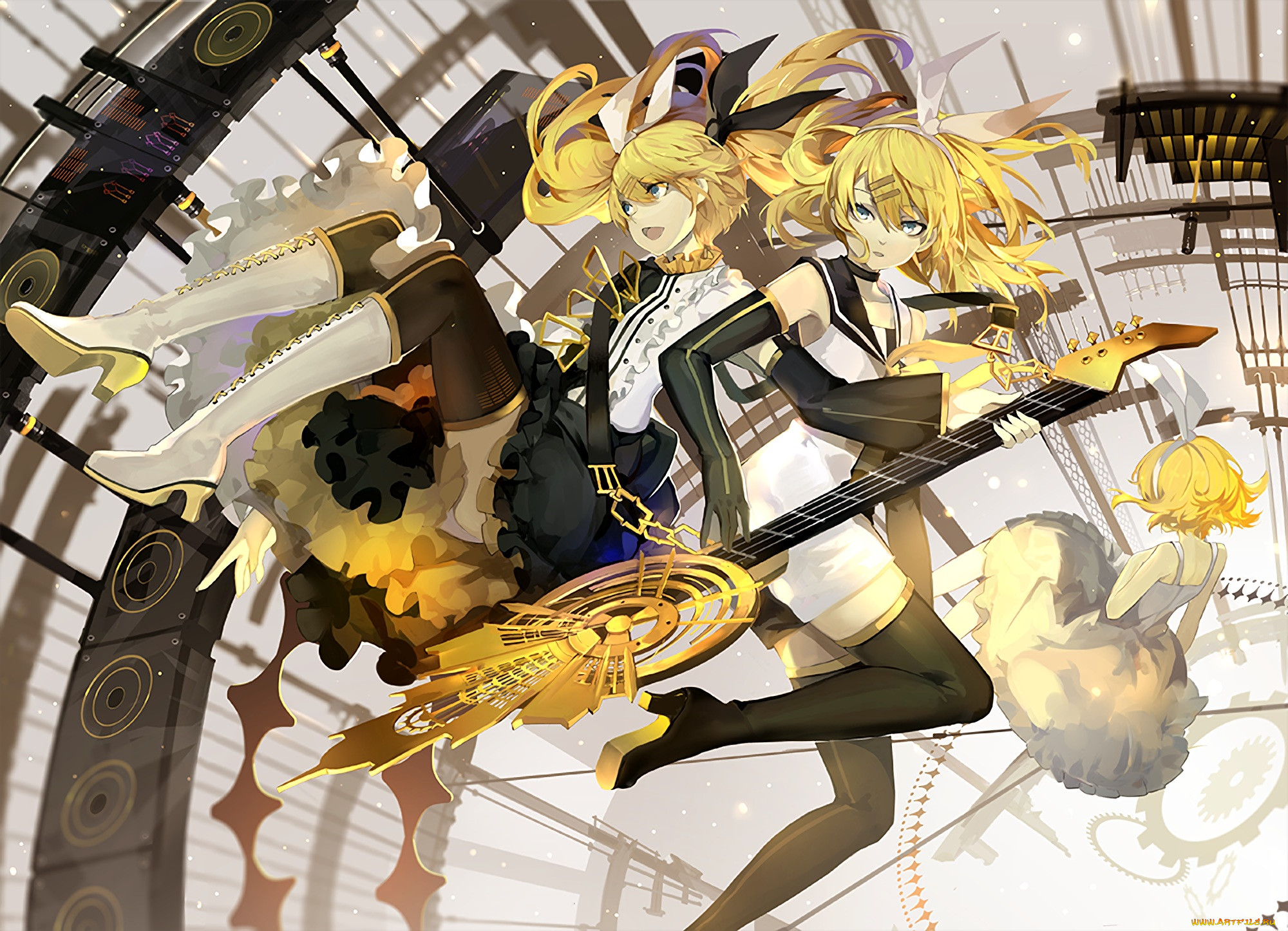 , vocaloid, kagamine, rin